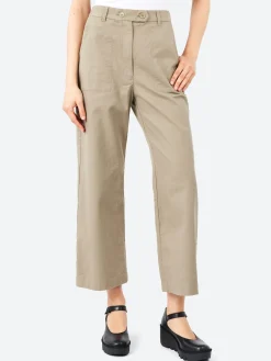 Sarahwear - Carole Cotton Twill Pant in Sand