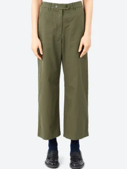Sarahwear - Carole Cotton Twill Pant in Olive