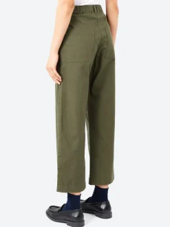 Sarahwear - Carole Cotton Twill Pant in Olive