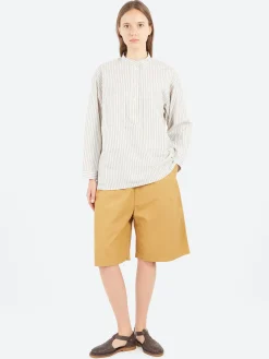 Sarahwear - Carpenter Shirt in Ivory Stripe