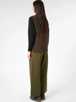 Sarahwear - Knit Vest in Dark Brown