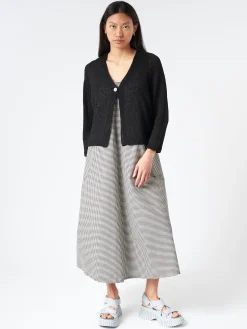 Sarahwear - Linen Knit Cardigan in Black