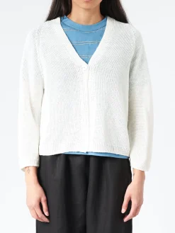 Sarahwear - Linen Knit Cardigan in White