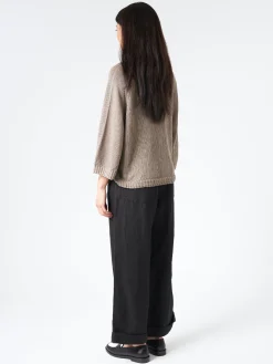 Sarahwear - Linen Knit Pullover in Grey