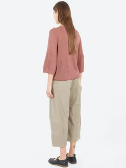 Sarahwear - Linen Knit Pullover in Rose