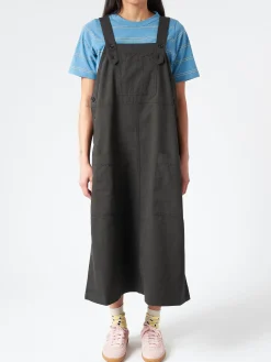 Sarahwear - Ranch Dress in Black Cotton Twill