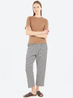 Sarahwear - Stripe Pants in Black Narrow