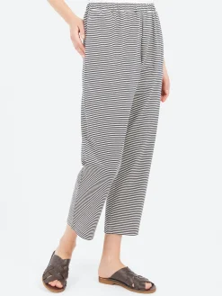 Sarahwear - Stripe Pants in Black Narrow