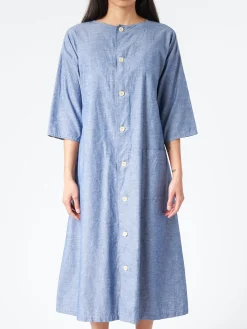 Sarahwear - Two Way Dress In Blue Chambray