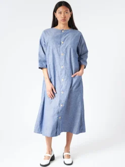 Sarahwear - Two Way Dress In Blue Chambray