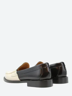 Sesa - Miami Two-Tone Loafer in Butter and Licorice