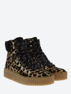 Shoe The Bear - Agda P in Chestnut Leo Pon (Leopard)