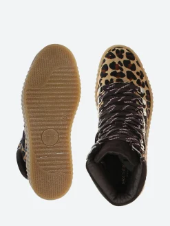 Shoe The Bear - Agda P in Chestnut Leo Pon (Leopard)