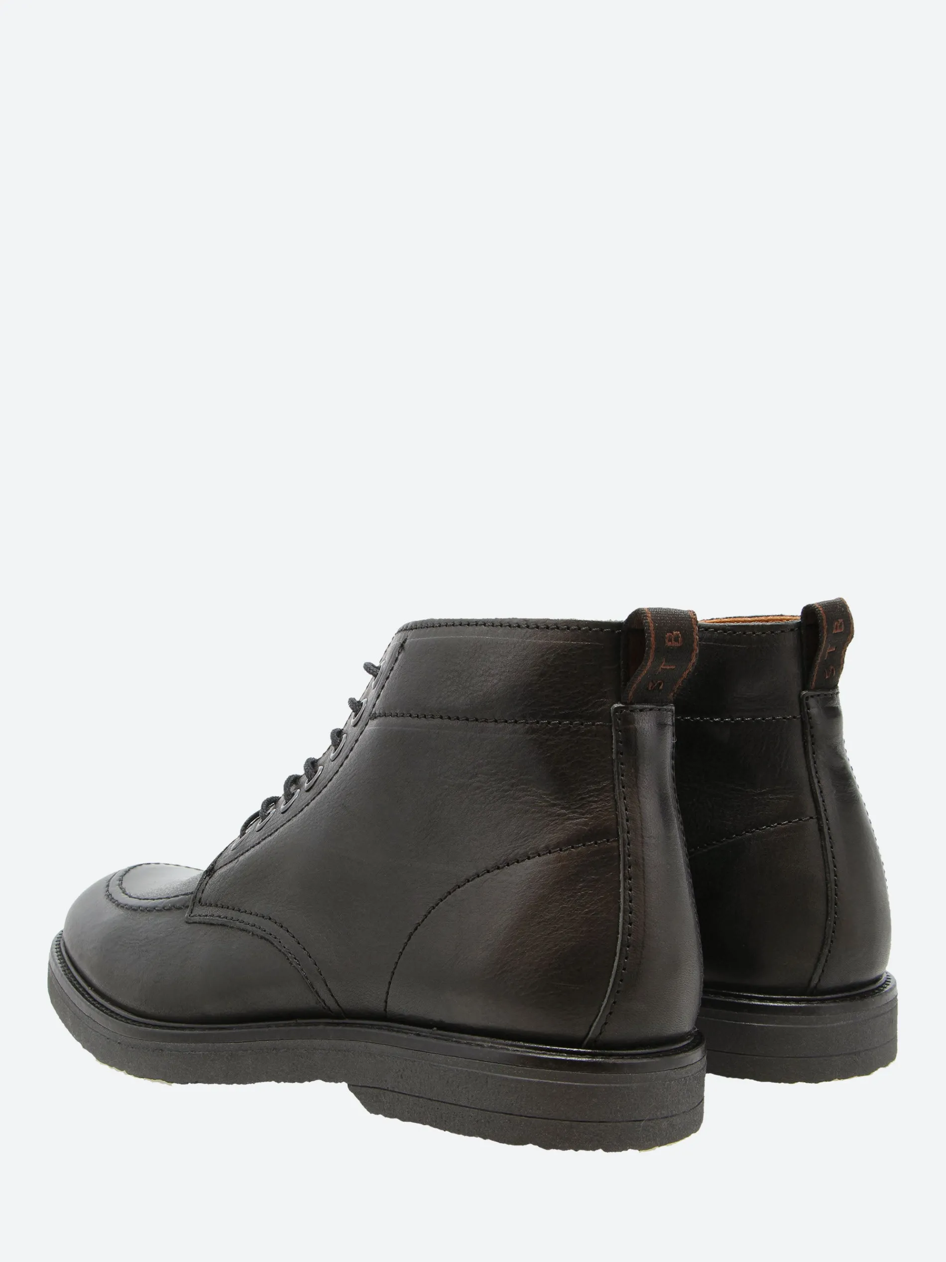 Shoe the Bear - Kip Apron Boot in Black Water Repellant Leather