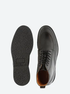 Shoe the Bear - Kip Apron Boot in Black Water Repellant Leather