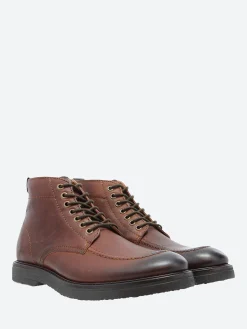 Shoe the Bear - Kip Apron Boot in Brown Water Repellant Leather