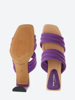 Shoe the Bear - Sylvi in Purple Satin