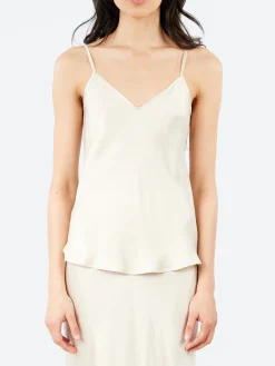 Silk Laundry - Bias Cut Cami in Hazelnut