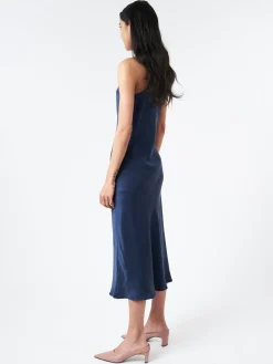 SILK LAUNDRY - 90s Slip Dress in Midnight