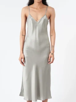 SILK LAUNDRY - 90s Slip Dress in Moon