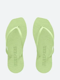 Sleepers - Tapered Flip Flops in Sap Green