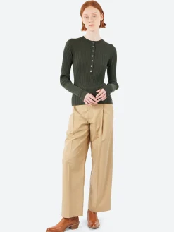 Soeur - Buffalo Henley in Kaki