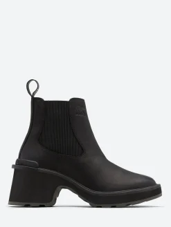 Sorel - Hi-Line Heel Chelsea in Black and Sea Salt