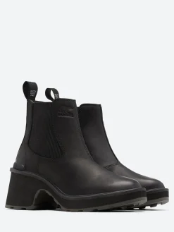 Sorel - Hi-Line Heel Chelsea in Black and Sea Salt