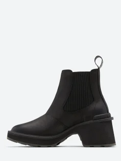 Sorel - Hi-Line Heel Chelsea in Black and Sea Salt