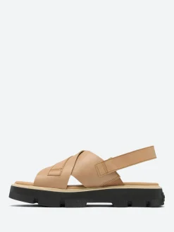 SOREL - Rein CB Crisscross Sandal in Honest Beige and Black