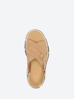 SOREL - Rein CB Crisscross Sandal in Honest Beige and Black