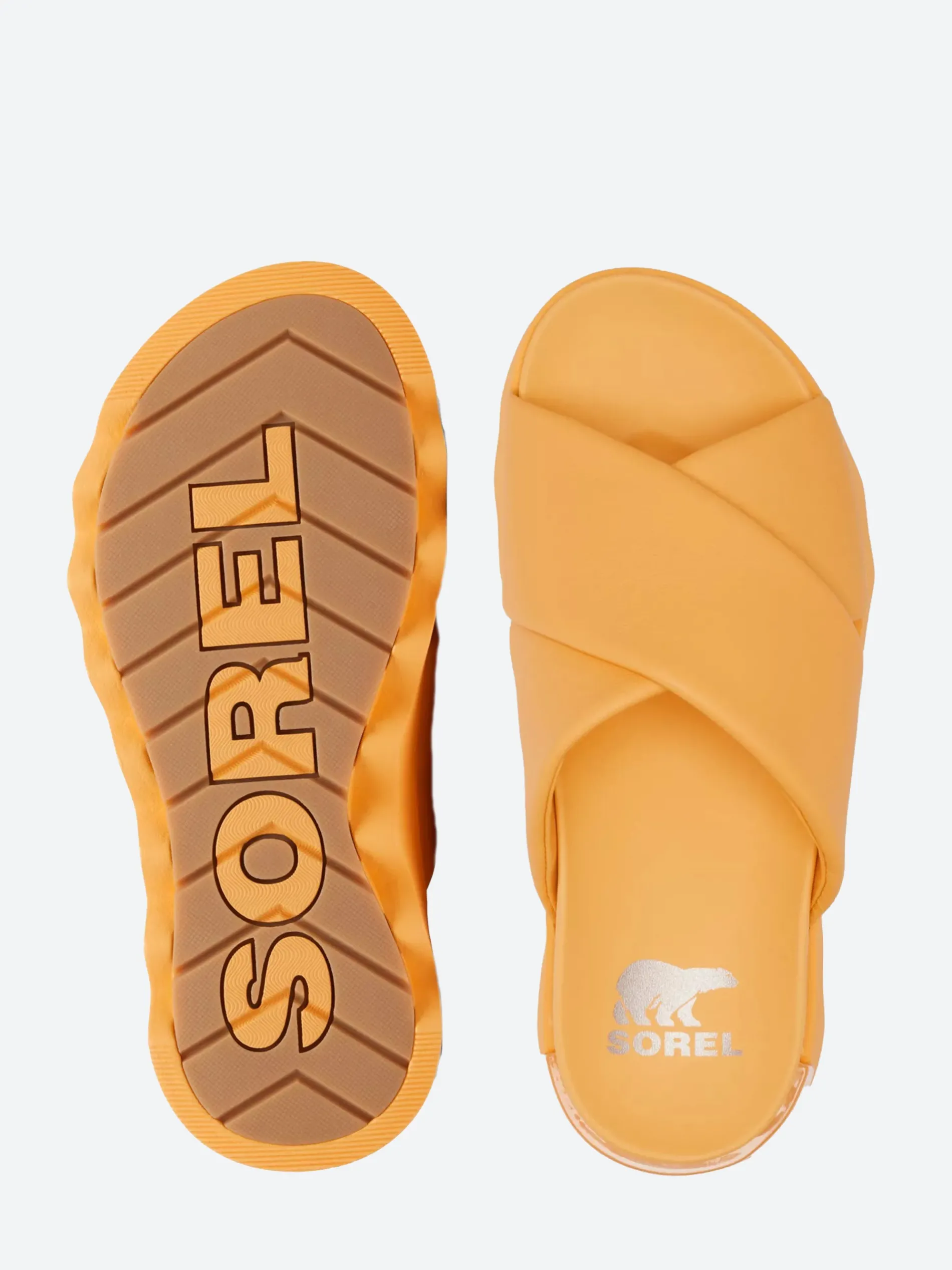 SOREL - Viibe Crisscross Slide in Yellow Ray