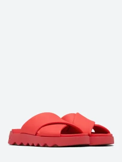 SOREL - Viibe Crisscross Slide in Red Glow