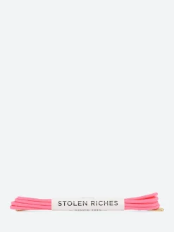 Stolen Riches - Neon Dress Lace 32" in Poona Pink