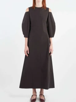 Studio Nicholson - Barr Dress in Black Grape