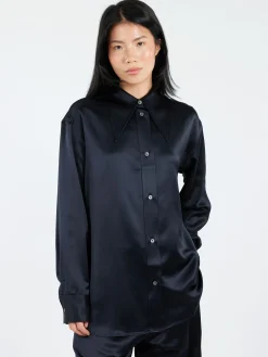 Studio Nicholson - Gable Shirt in Black Ink
