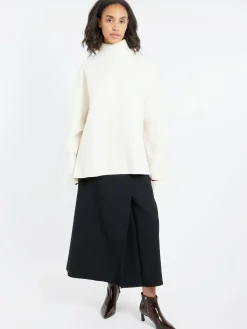 Studio Nicholson - Hozu Roll Neck in Parchment