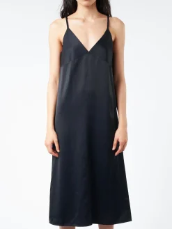 Studio Nicholson - Malebo Slip Dress in Darkest Navy