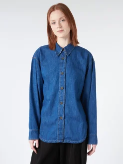 Studio Nicholson - Neel Shirt in Indigo