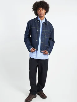 Studio Nicholson - Petar Denim Jacket in Blue Black