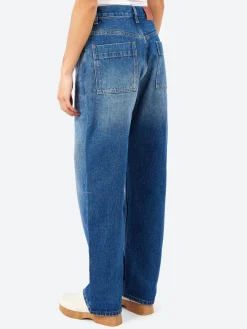 Studio Nicholson - Ruthe Jean in Worn Washed Indigo