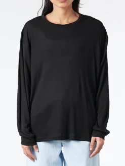 Studio Nicholson - Simmons Long Sleeve T-Shirt in Black
