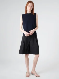 Studio Nicholson - Sumire Sleeveless Top in Dark Navy