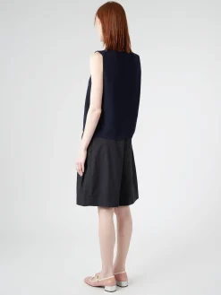 Studio Nicholson - Sumire Sleeveless Top in Dark Navy