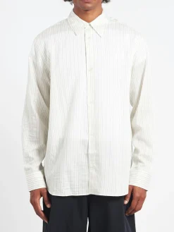 Studio Nicholson - View Shirt in Ecru and Black
