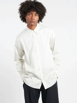 Studio Nicholson - View Shirt in Ecru and Black
