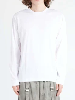 Sunspel - Long Sleeve Riviera Midweight T-Shirt in White