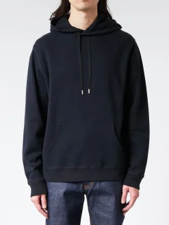 Sunspel - Loopback Hoody in Black