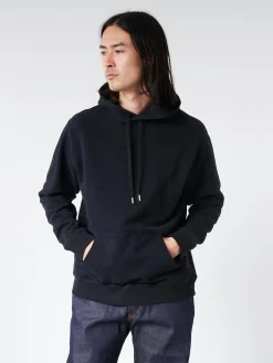 Sunspel - Loopback Hoody in Black