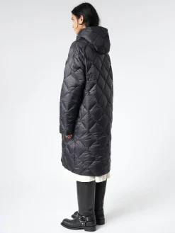 TAION - City Long Down Jacket in Black